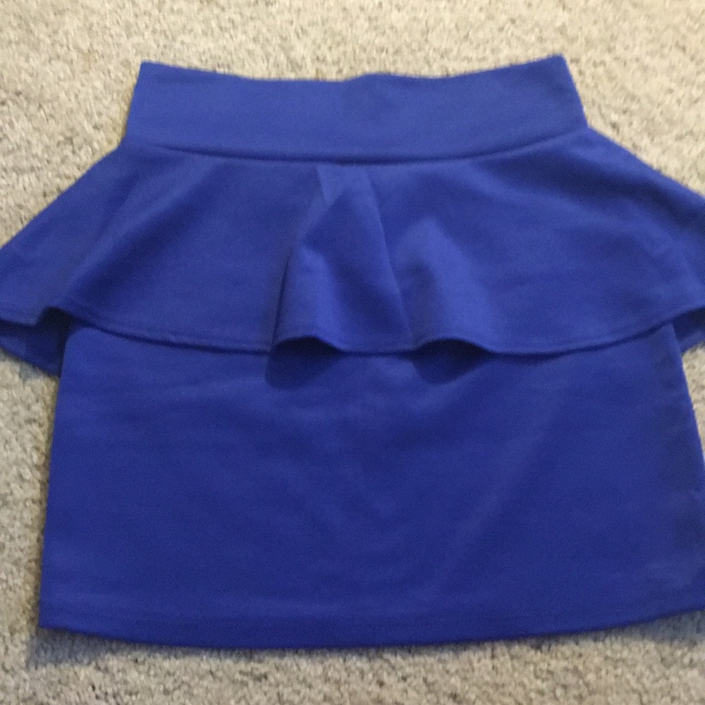 Blue Layered Skirt